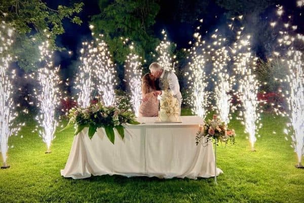 fontane fredde matrimonio taglio torta sposi Mantova