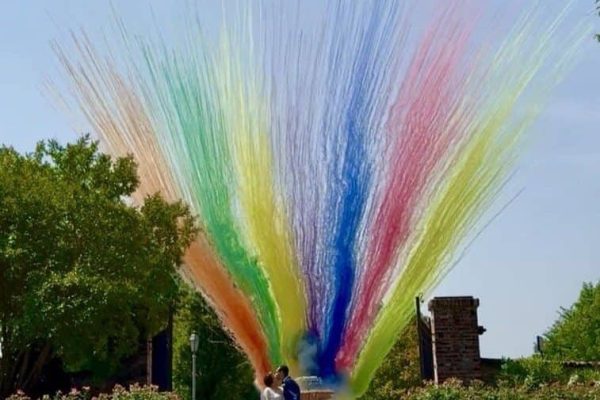 smoke bomb fumogeni colorati matrimonio sposi brescia